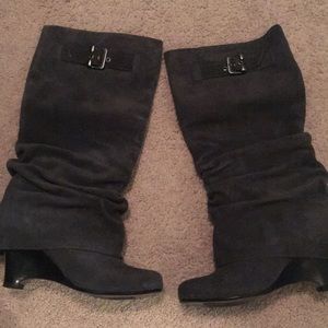 Naughty Monkey - Grey Suede Boots